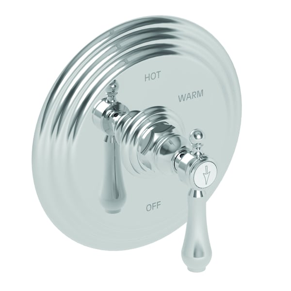 Newport Brass Pressure Shower Trim Plate W/ Handle. Less Showerhead